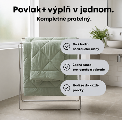 Zayro® přikrývka – rychleschnoucí 2v1 přikrývka, díky které už nepotřebuješ povlečení.