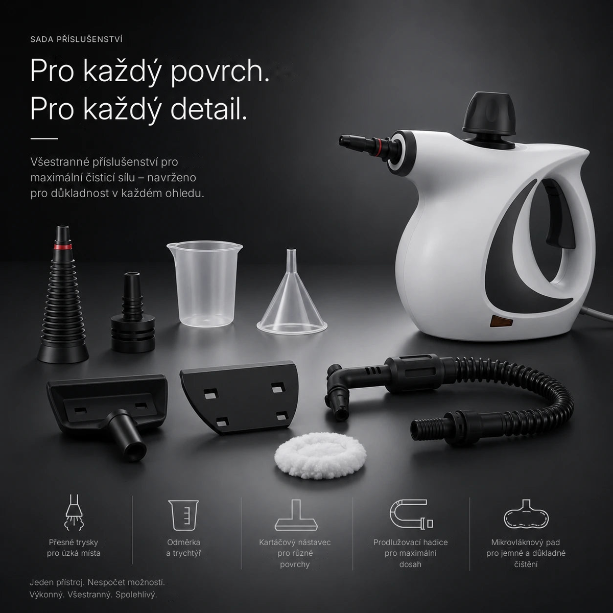 Sada příslušenství: pro každý povrch, pro každý detail